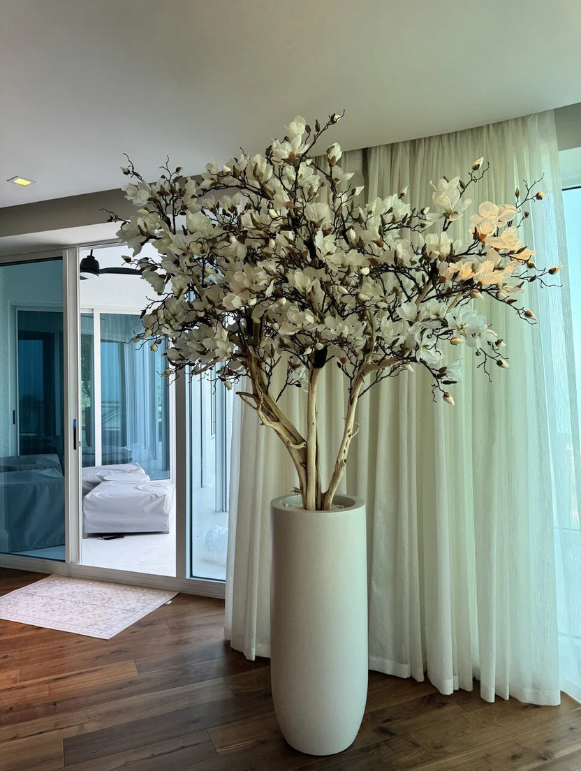 Composition Magnolia 244 cm | Signature Ardennes, blanc mat