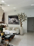 Composition Magnolia · Édition Bordeaux, beige brillant