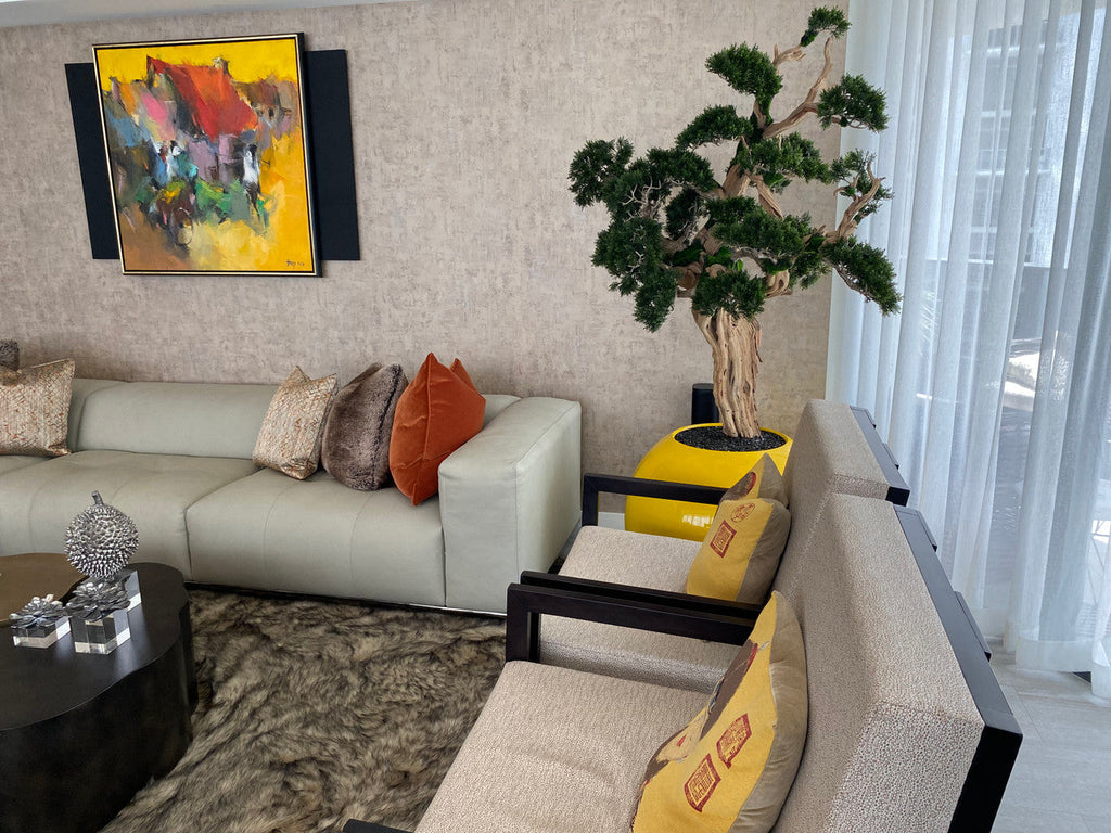 Bonsaï — Collection Anjou, 76 cm, jaune
